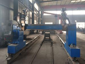 CNC double side welding machine in riveting workshop