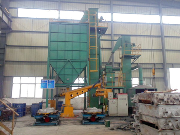 Casting workshop molding equipment